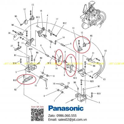 AVK2B CLINCH LEVER 104132102103 N610115312AA